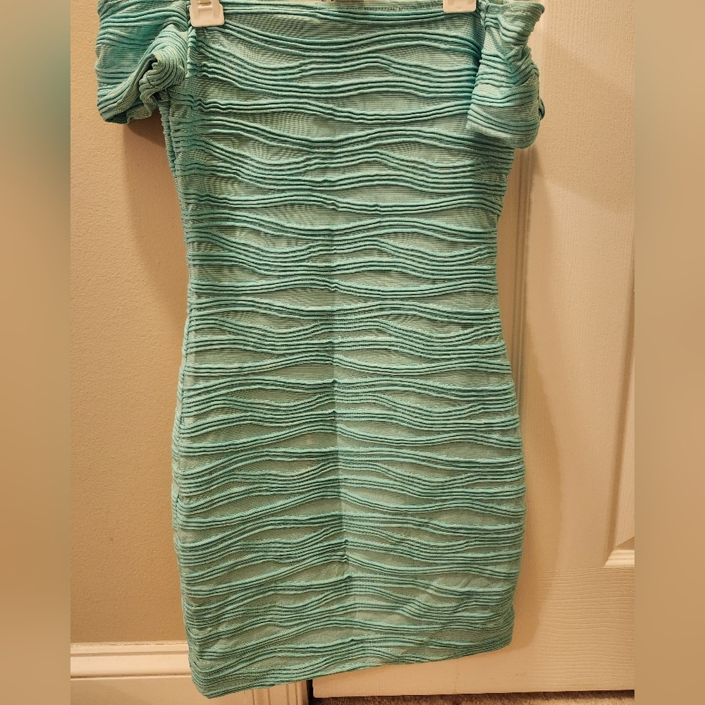 Off the shoulder mini dress